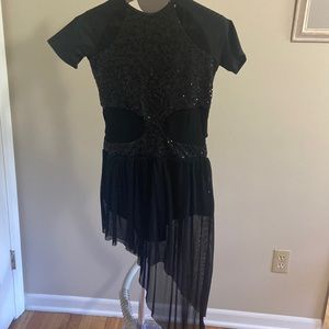Black sparkly woman’s small contemporary costume by weissman